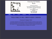 Tablet Screenshot of drchriskidscorner.com